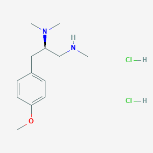 (R)-3-(4-Methoxyphenyl)-N1,N2,N2-trimethylpropane-1,2-diamine 2hcl