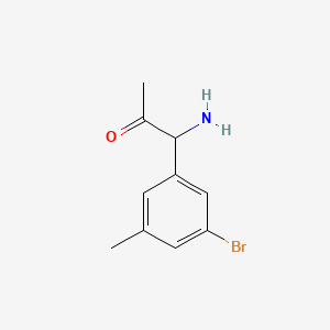 1-Amino-1-(3-bromo-5-methylphenyl)acetone