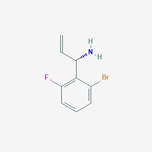 (1S)-1-(2-Bromo-6-fluorophenyl)prop-2-enylamine