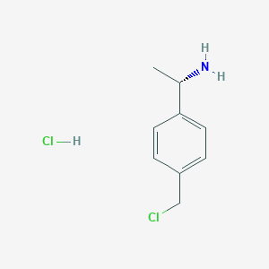 (S)-1-(4-(Chloromethyl)phenyl)ethan-1-amine hcl