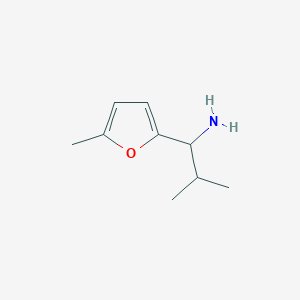 2-Methyl-1-(5-methylfuran-2-yl)propan-1-amine