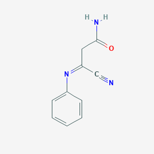 (Z)-1-carbamoyl-N-phenylmethanecarbonimidoylcyanide