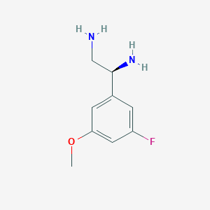 (1S)-1-(5-Fluoro-3-methoxyphenyl)ethane-1,2-diamine