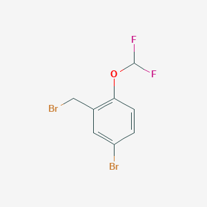 4-Bromo-2-(bromomethyl)-1-(difluoromethoxy)benzene