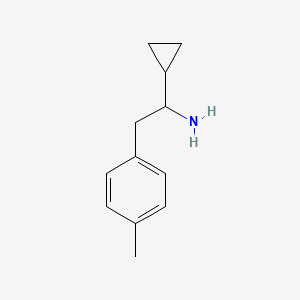 1-Cyclopropyl-2-(4-methylphenyl)ethan-1-amine