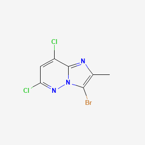 3-Bromo-6,8-dichloro-2-methylimidazo[1,2-B]pyridazine