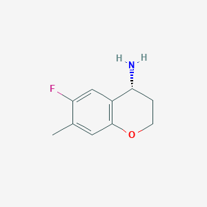 (R)-6-Fluoro-7-methylchroman-4-amine