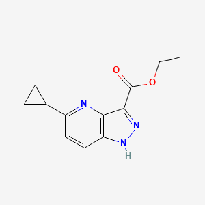 Ethyl 5-cyclopropyl-1H-pyrazolo[4,3-B]pyridine-3-carboxylate