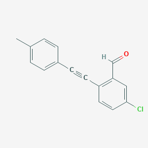 5-Chloro-2-(P-tolylethynyl)benzaldehyde