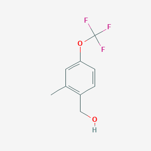 molecular formula C9H9F3O2 B1305672 2-Methyl-4-(trifluoromethoxy)benzyl alcohol CAS No. 261951-94-4