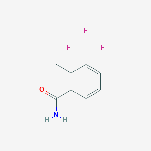 molecular formula C9H8F3NO B1305673 2-甲基-3-(三氟甲基)苯甲酰胺 CAS No. 251651-26-0
