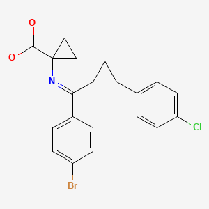 (Z)-[(4-bromophenyl)[2-(4-chlorophenyl)cyclopropyl]methylidene]aminocyclopropanecarboxylate