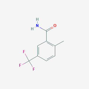 molecular formula C9H8F3NO B1305674 2-Methyl-5-(trifluoromethyl)benzamide CAS No. 261951-97-7