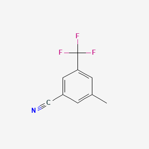 molecular formula C9H6F3N B1305676 3-Methyl-5-(trifluoromethyl)benzonitrile CAS No. 261952-04-9