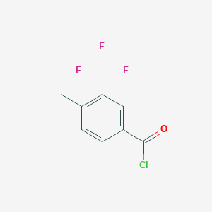 molecular formula C9H6ClF3O B1305677 4-甲基-3-(三氟甲基)苯甲酰氯 CAS No. 261952-11-8