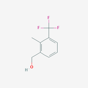 molecular formula C9H9F3O B1305678 2-Methyl-3-(trifluoromethyl)benzyl alcohol CAS No. 261952-12-9