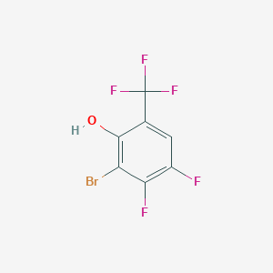 2-Bromo-3,4-difluoro-6-(trifluoromethyl)phenol