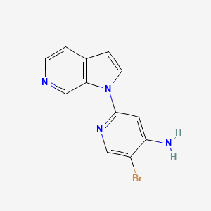 5-Bromo-2-(1H-pyrrolo[2,3-C]pyridin-1-YL)pyridin-4-amine