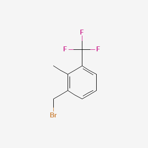 molecular formula C9H8BrF3 B1305681 1-(Bromomethyl)-2-methyl-3-(trifluoromethyl)benzene CAS No. 261952-16-3