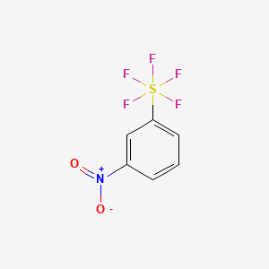 molecular formula C6H4F5NO2S B1305690 3-Nitrophenylsulfur Pentafluoride CAS No. 2613-26-5