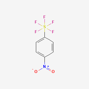 molecular formula C6H4F5NO2S B1305691 4-Nitrophenylsulfur Pentafluoride CAS No. 2613-27-6
