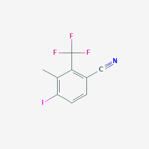 4-Iodo-3-methyl-2-(trifluoromethyl)benzonitrile