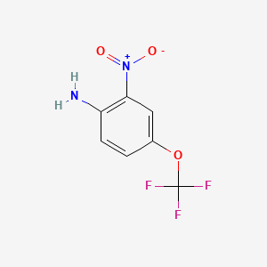 molecular formula C7H5F3N2O3 B1305693 2-Nitro-4-(trifluoromethoxy)aniline CAS No. 2267-23-4