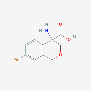 4-Amino-7-bromoisochromane-4-carboxylic acid