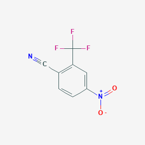 molecular formula C8H3F3N2O2 B1305694 4-硝基-2-(三氟甲基)苯甲腈 CAS No. 320-47-8