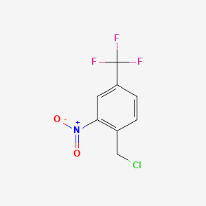 molecular formula C8H5ClF3NO2 B1305695 2-Nitro-4-(trifluoromethyl)benzyl chloride CAS No. 225656-59-7