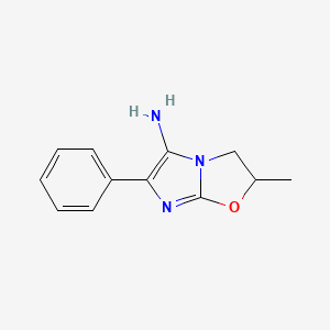 2-Methyl-6-phenyl-2,3-dihydroimidazo[2,1-B]oxazol-5-amine