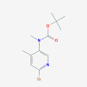 Tert-butyl (6-bromo-4-methylpyridin-3-YL)(methyl)carbamate