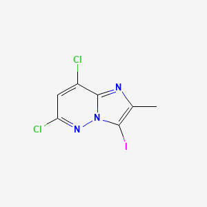 6,8-Dichloro-3-iodo-2-methylimidazo[1,2-B]pyridazine