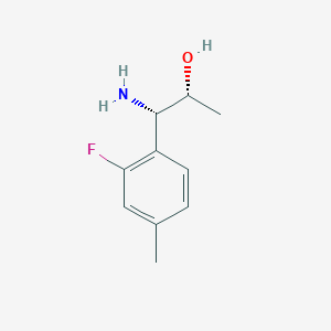 (1S,2R)-1-Amino-1-(2-fluoro-4-methylphenyl)propan-2-OL