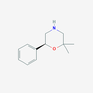 (S)-2,2-Dimethyl-6-phenylmorpholine