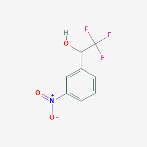 molecular formula C8H6F3NO3 B1305718 2,2,2-三氟-1-(3-硝基苯基)乙醇 CAS No. 453-77-0