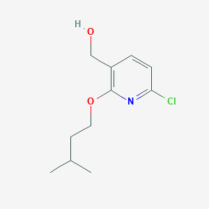 (6-Chloro-2-(isopentyloxy)pyridin-3-YL)methanol