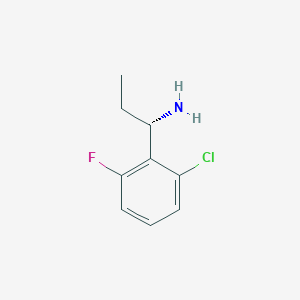 (S)-1-(2-Chloro-6-fluorophenyl)propan-1-amine