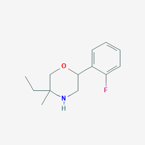 5-Ethyl-2-(2-fluorophenyl)-5-methylmorpholine