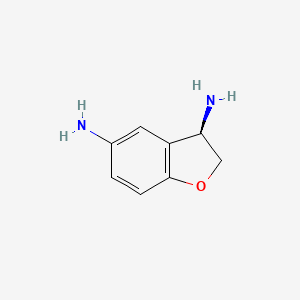 (3R)-2,3-Dihydro-1-benzofuran-3,5-diamine