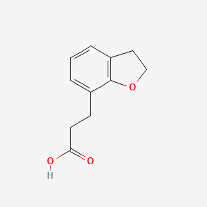 3-(2,3-Dihydro-1-benzofuran-7-yl)propanoic acid