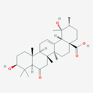 3beta, 19alpha-Dihydroxy-6-oxo-urs-12-EN-28-oic acid