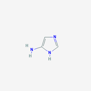 molecular formula C3H5N3 B130580 4-氨基咪唑 CAS No. 4919-03-3