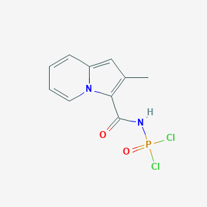 (2-Methylindolizin-3-yl)carbonylphosphoramidic dichloride