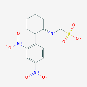 [(1E)-2-(2,4-dinitrophenyl)cyclohexylidene]aminomethanesulfonate