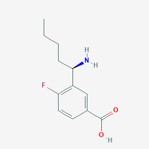 (R)-3-(1-Aminopentyl)-4-fluorobenzoicacidhcl