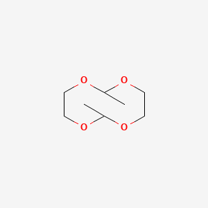 molecular formula C8H16O4 B13058138 2,7-Dimethyl-1,3,6,8-tetraoxecane 