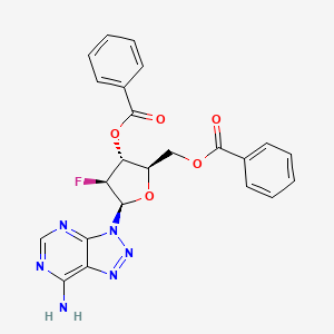 (2R,3R,4S,5R)-5-(7-Amino-3H-[1,2,3]triazolo[4,5-D]pyrimidin-3-YL)-2-((benzoyloxy)methyl)-4-fluorotetrahydrofuran-3-YL benzoate