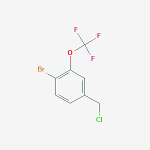 4-Bromo-3-(trifluoromethoxy)benzyl chloride