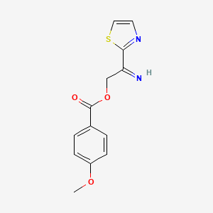 [2-Imino-2-(1,3-thiazol-2-yl)ethyl] 4-methoxybenzoate